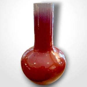 Oxblood Vase, 20th Century