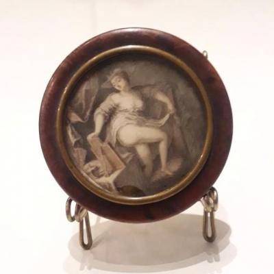 Boîte Scène Grivoise Fin XVIIIème Siècle