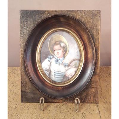 Miniature Lady In Hat