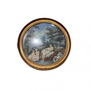 Miniature On Ivory Nude Decor