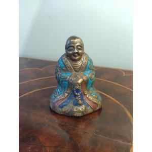 Bronze Buddha Enamelled Period Late 18th-early 19th