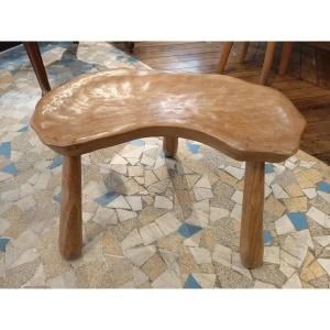 Brutalist Tripod Stool