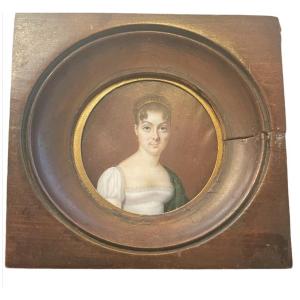 Miniature On Ivory By Joseph Dubasty