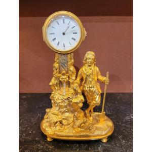 Second Empire Period "gardener" Clock