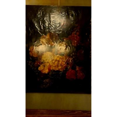 Un Tableau Dans l'Esprit Du XVII-ème, Représentant Un Bouquet De Fleurs, 1880