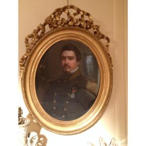 19th Century Officer's Pastel