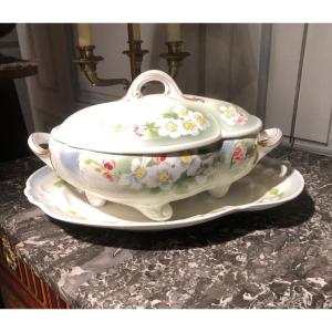 Lunéville Earthenware Tureen 19th Century