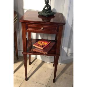 Pedestal Table 20th Century Mahogany Side Furniture