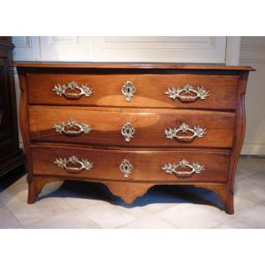 Louis XIV Period Chest Of Drawers In Solid Walnut