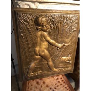 Decorative Panel "putto" 20th Century