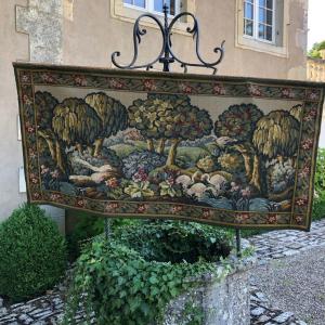 Flamingos Tapestry Late 19th Century