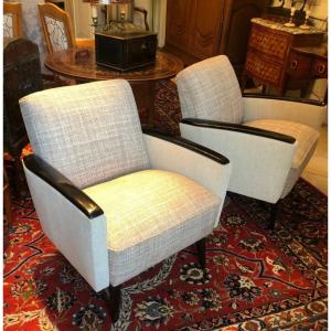 Pair Of 1950s Armchairs