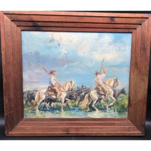 Painting- The Manadiers- Henri Lemaire