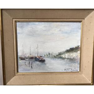Painting The Canal Barges.