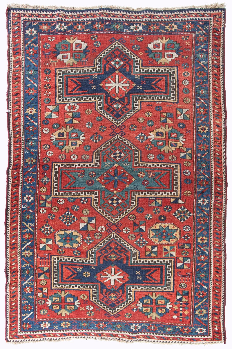 Tappeto Kazak, 223x144,5 cm, inizio XX secolo