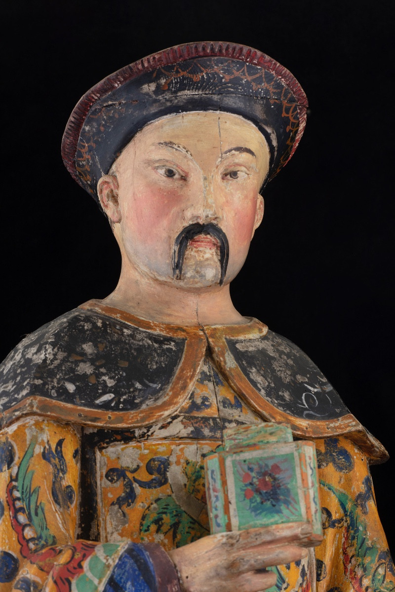 Coppia di figure cinesi di manifattura piemontese-photo-1