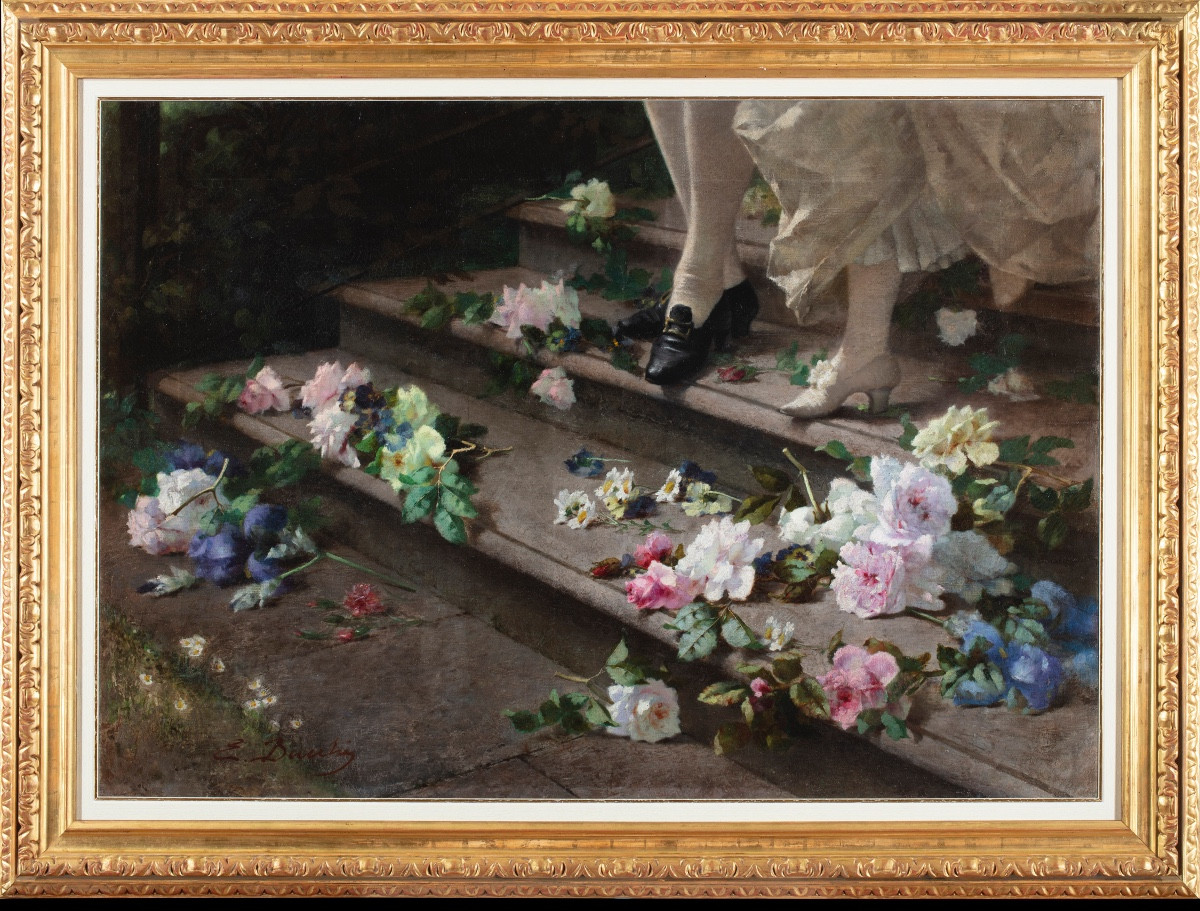 Ermocrate Bucchi (Urbino 1842- Milano 1885), “Giorno di festa”