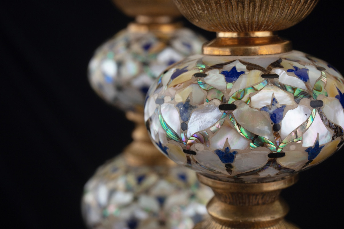 Candelabri in madreperla-photo-2