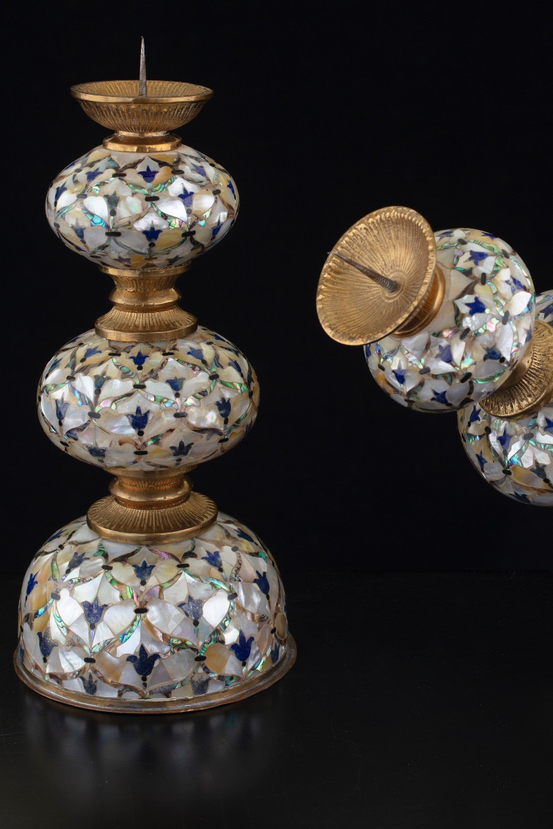 Candelabri in madreperla-photo-3