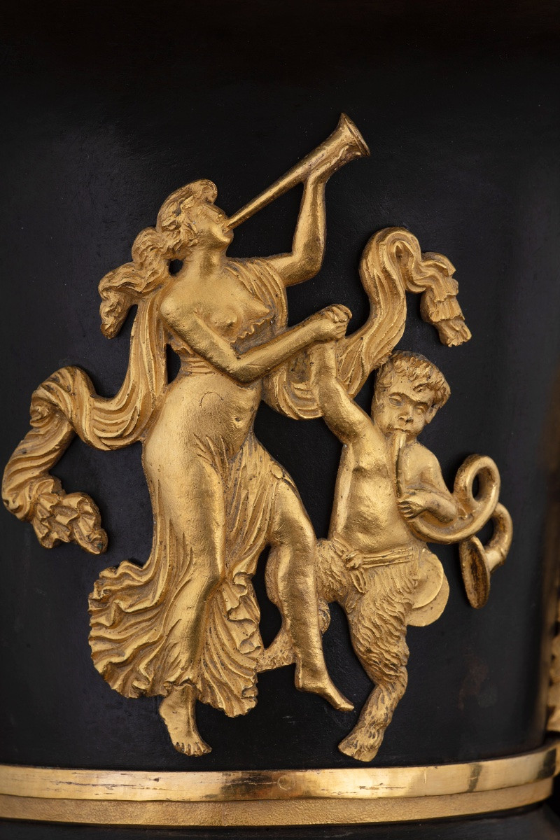 Importante vaso in bronzo, Russia, inizio del XIX secolo-photo-4