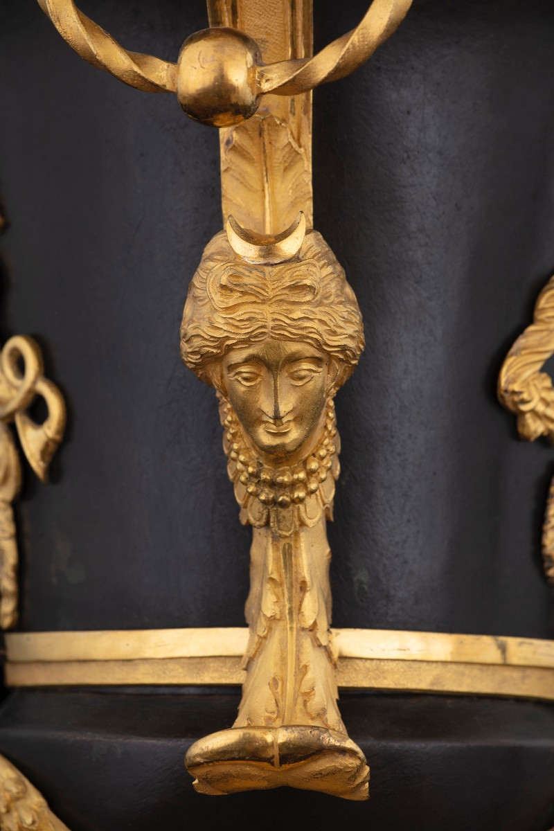 Importante vaso in bronzo, Russia, inizio del XIX secolo-photo-2