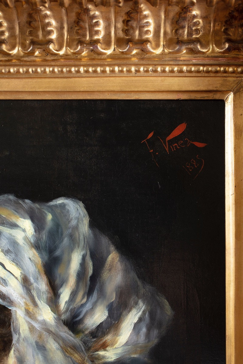 Francesco Vinea (Forlì 1845 - Firenze 1902), “Sehnsucht”, 1885-photo-2