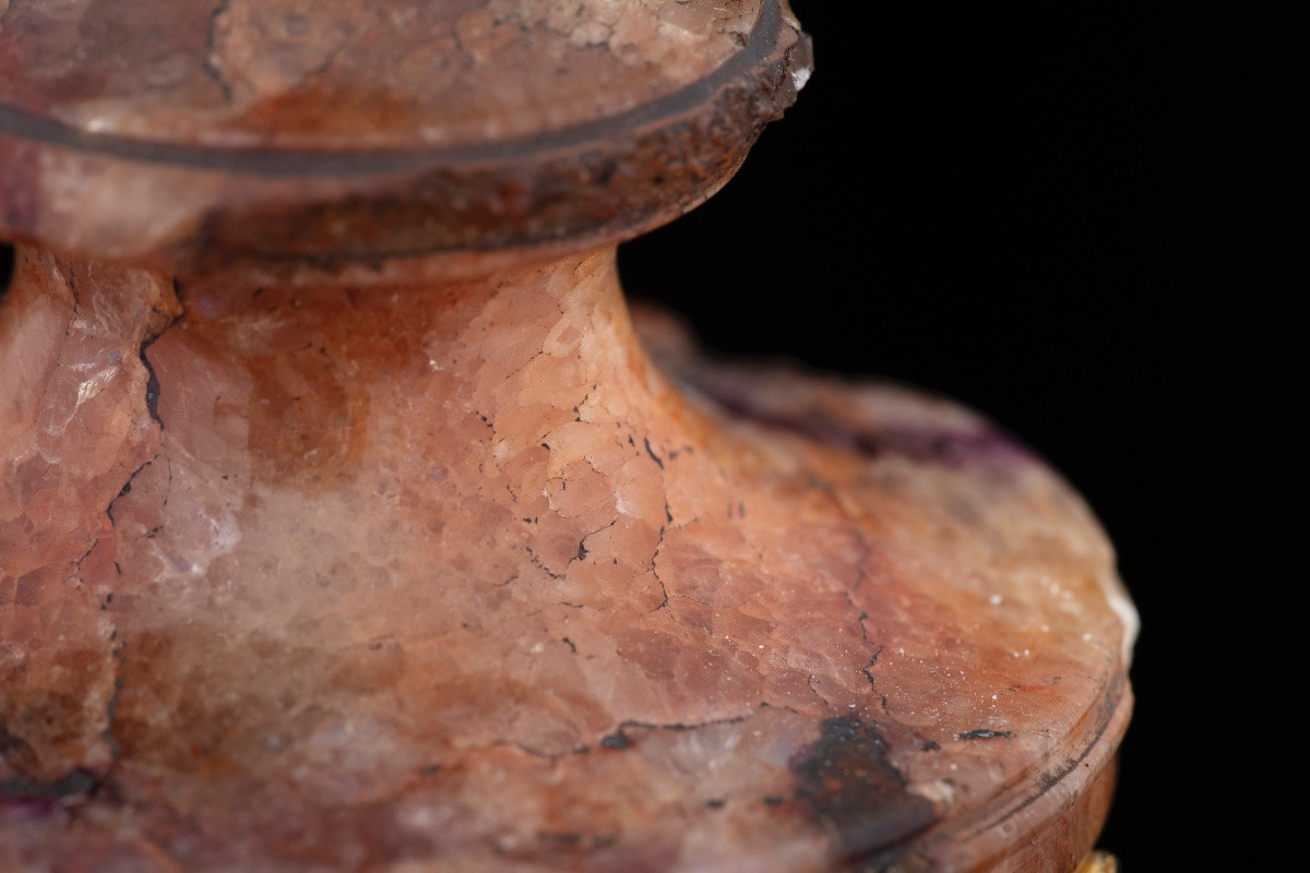 Collezione di quattro vasi in Blue John, inizio del XIX secolo.-photo-8