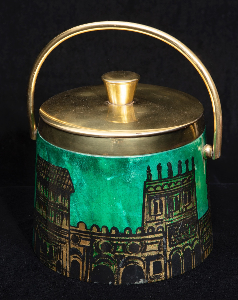 Mobile bar e portaghiaccio di Aldo Tura (Milano 1909-1963)-photo-1