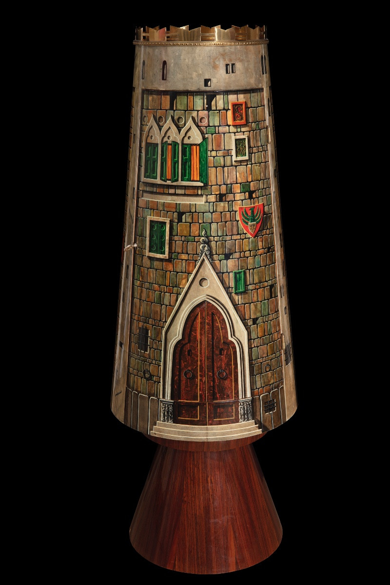 Mobile bar e portaghiaccio di Aldo Tura (Milano 1909-1963)