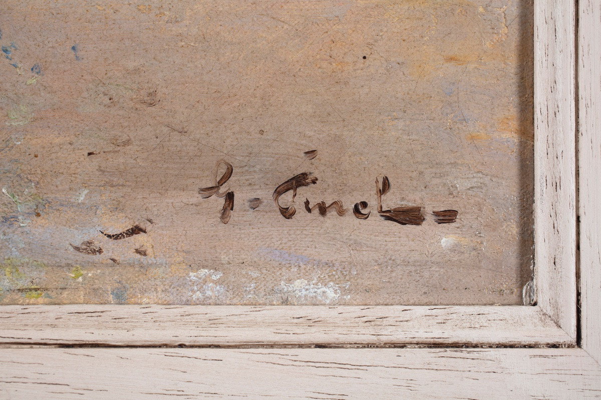 Gustave Nicolas Pinel (1842-1896), "Sosta nel deserto"-photo-2