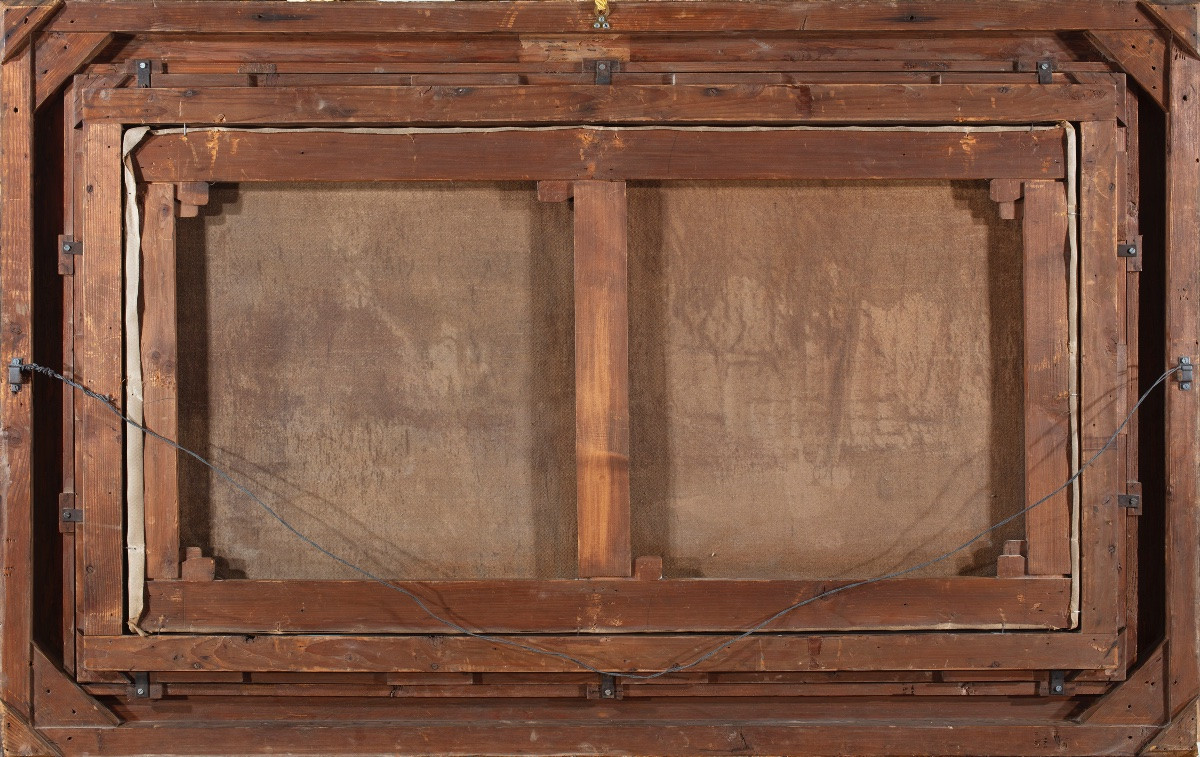 Hermann Corrodi (Roma 1844-1905), “Tramonto sul Nilo”-photo-3