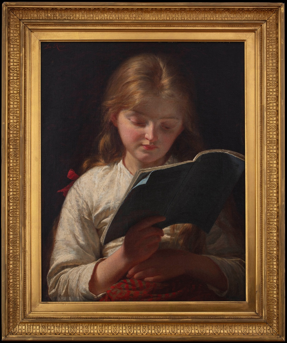 Luigi Da Rios (1844 – 1892), “La lettura”
