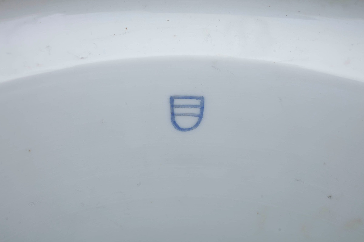 Coppia di grandi vasi in porcellana policroma, Manifattura viennese-photo-1