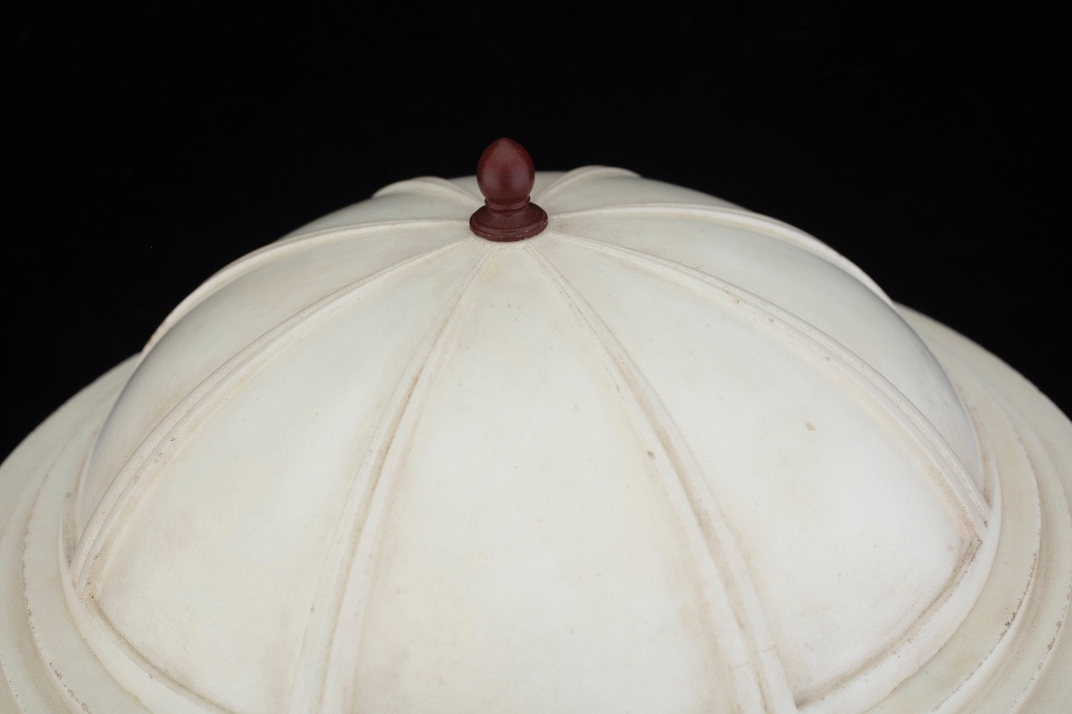 Tempietto neoclassico in pregiati marmi colorati, seconda metà del XIX secolo-photo-3