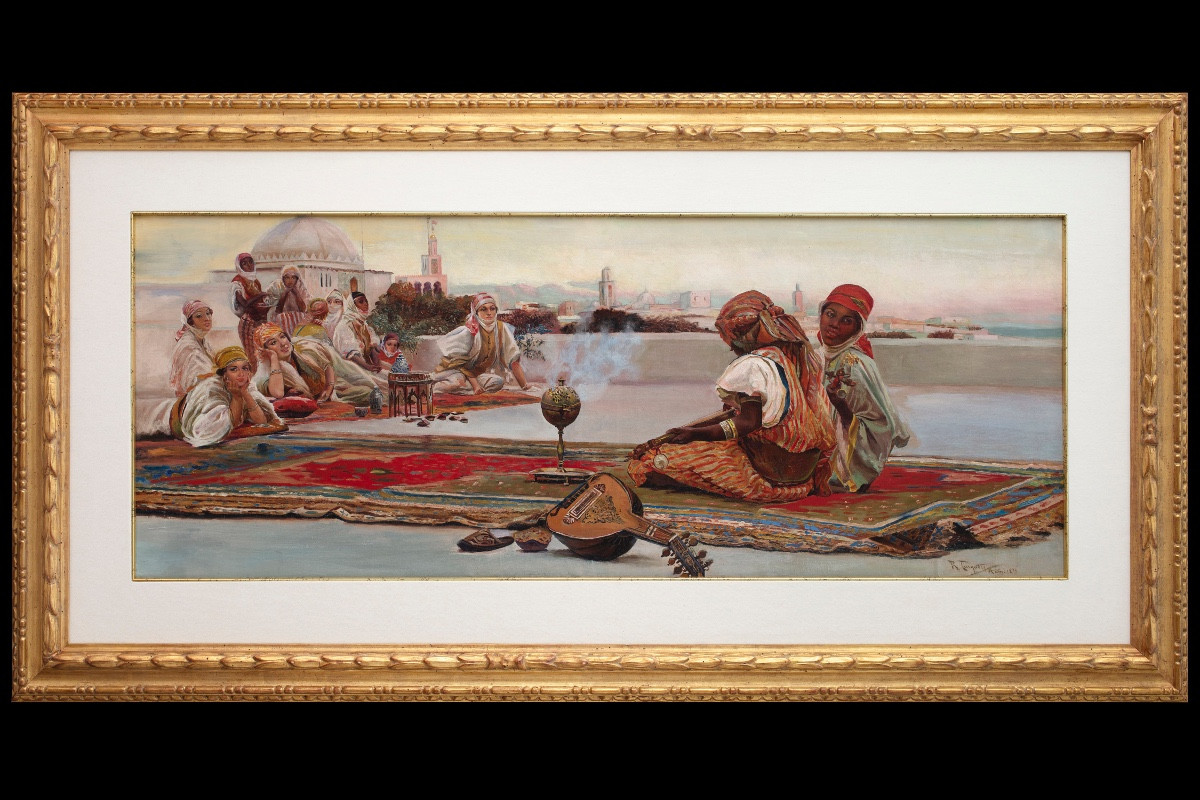 Ramon Tusquets y Maignon (1837- 1904), “Sulla terrazza”, 1870