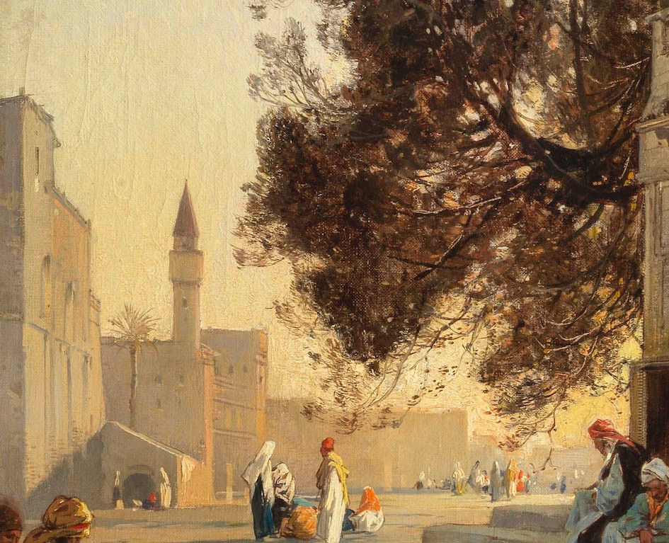 Hermann Corrodi, “Il Sabil Qaitbay sulla spianata della Cupola della Roccia, Gerusalemme"-photo-4