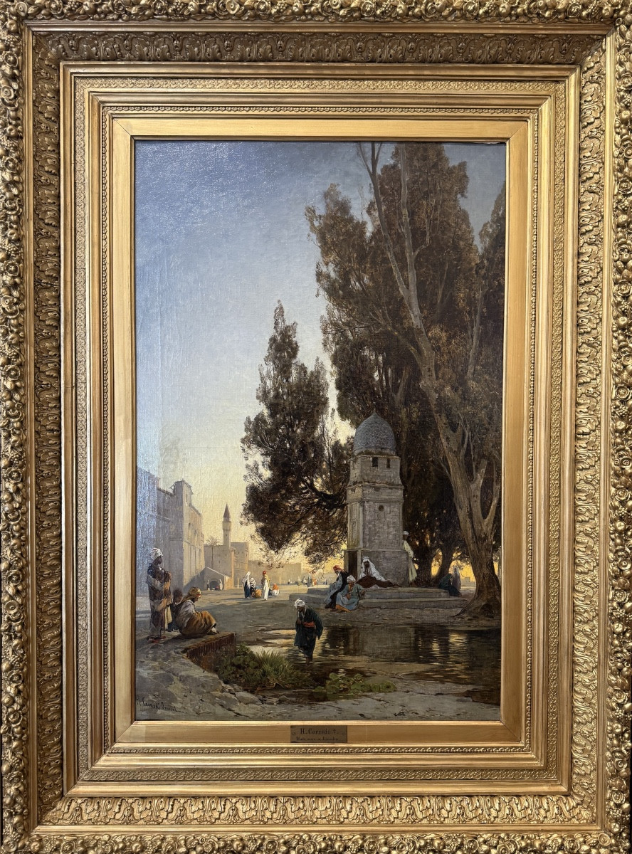 Hermann Corrodi, “Il Sabil Qaitbay sulla spianata della Cupola della Roccia, Gerusalemme"