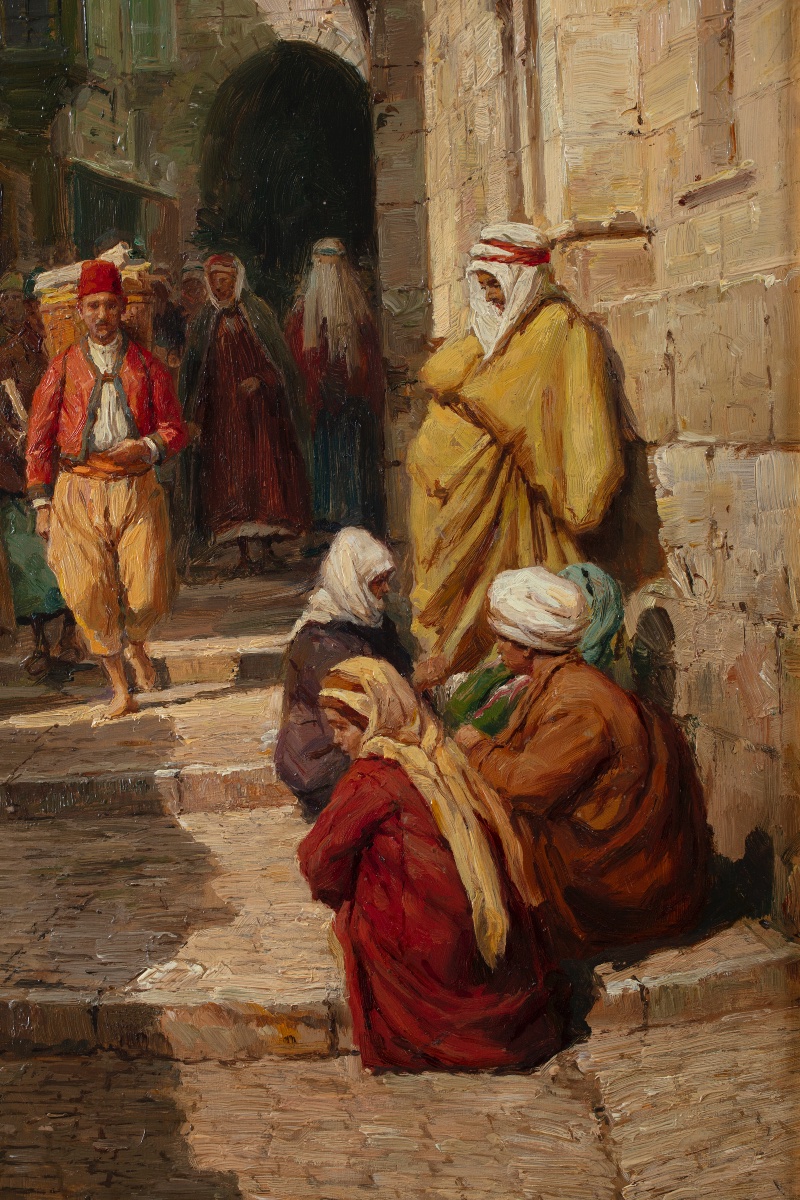 Giuseppe Gheduzzi (1889 – 1957), Scena orientalista-photo-3