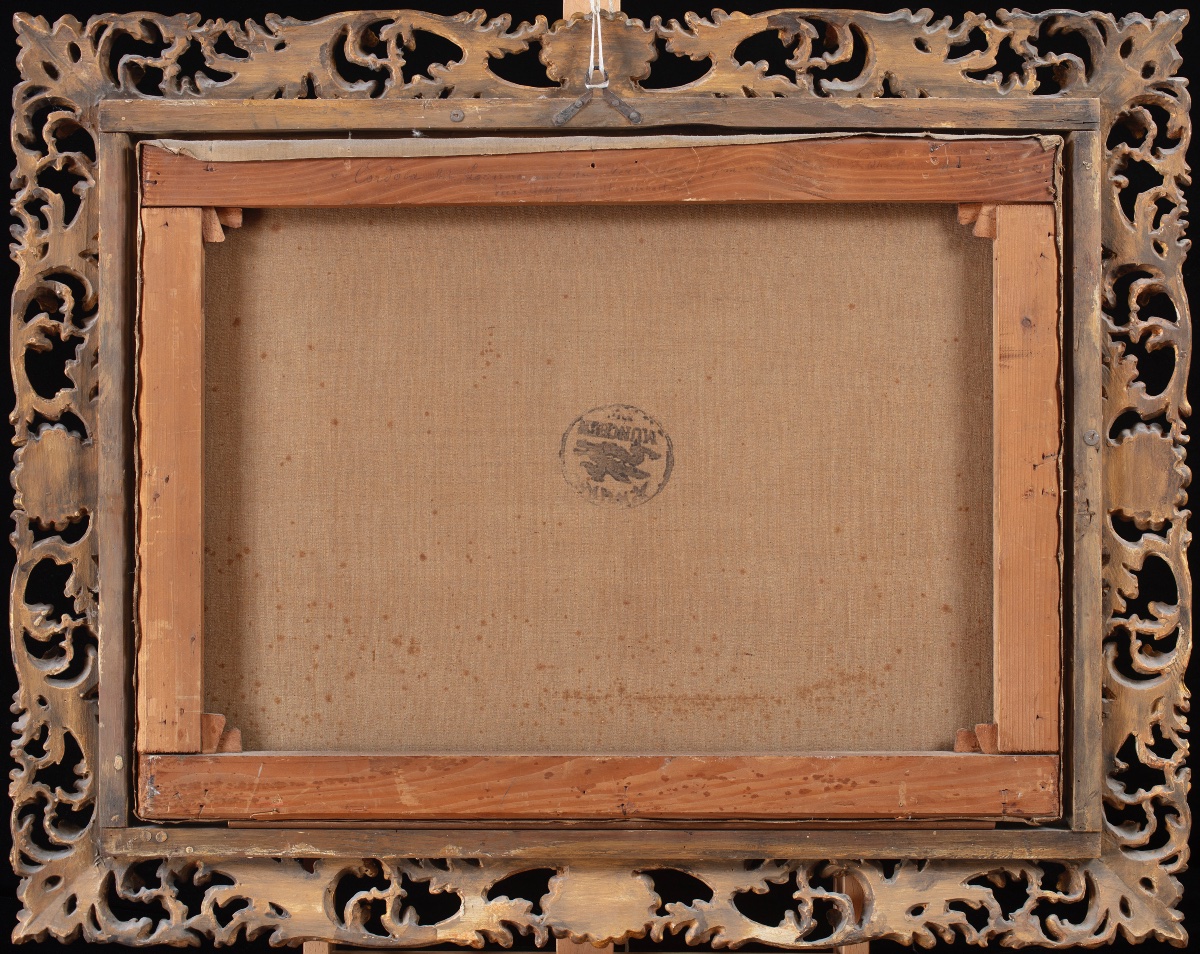 Coppia di dipinti di Ferdinand Feldhütter (1842-1898) raffiguranti paesaggi montani-photo-1