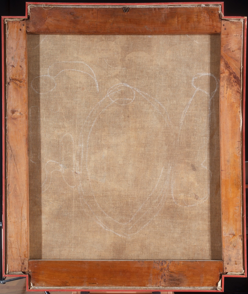 Quattro pannelli decorati da grottesche, Manifattura piemontese, prima metà XVII secolo-photo-4