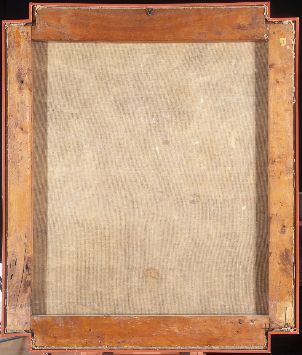 Quattro pannelli decorati da grottesche, Manifattura piemontese, prima metà XVII secolo-photo-2