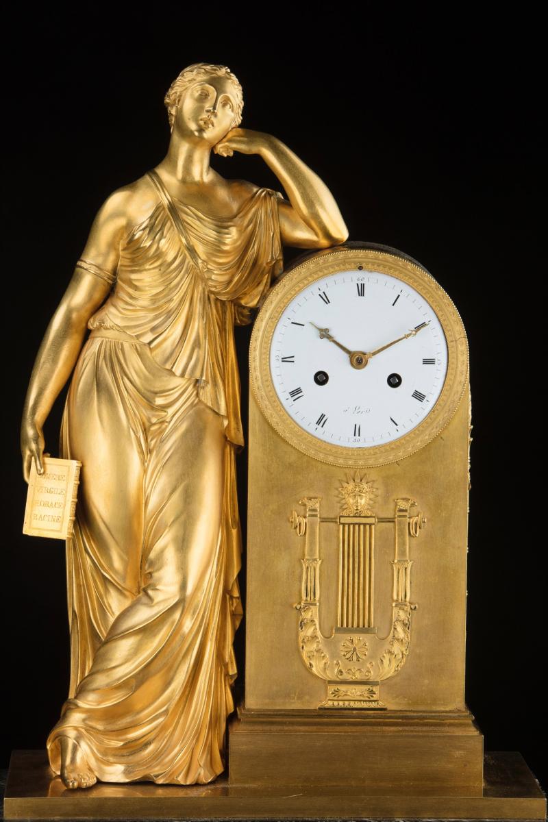 Pendule en bronze Lepaute et Fils-photo-3