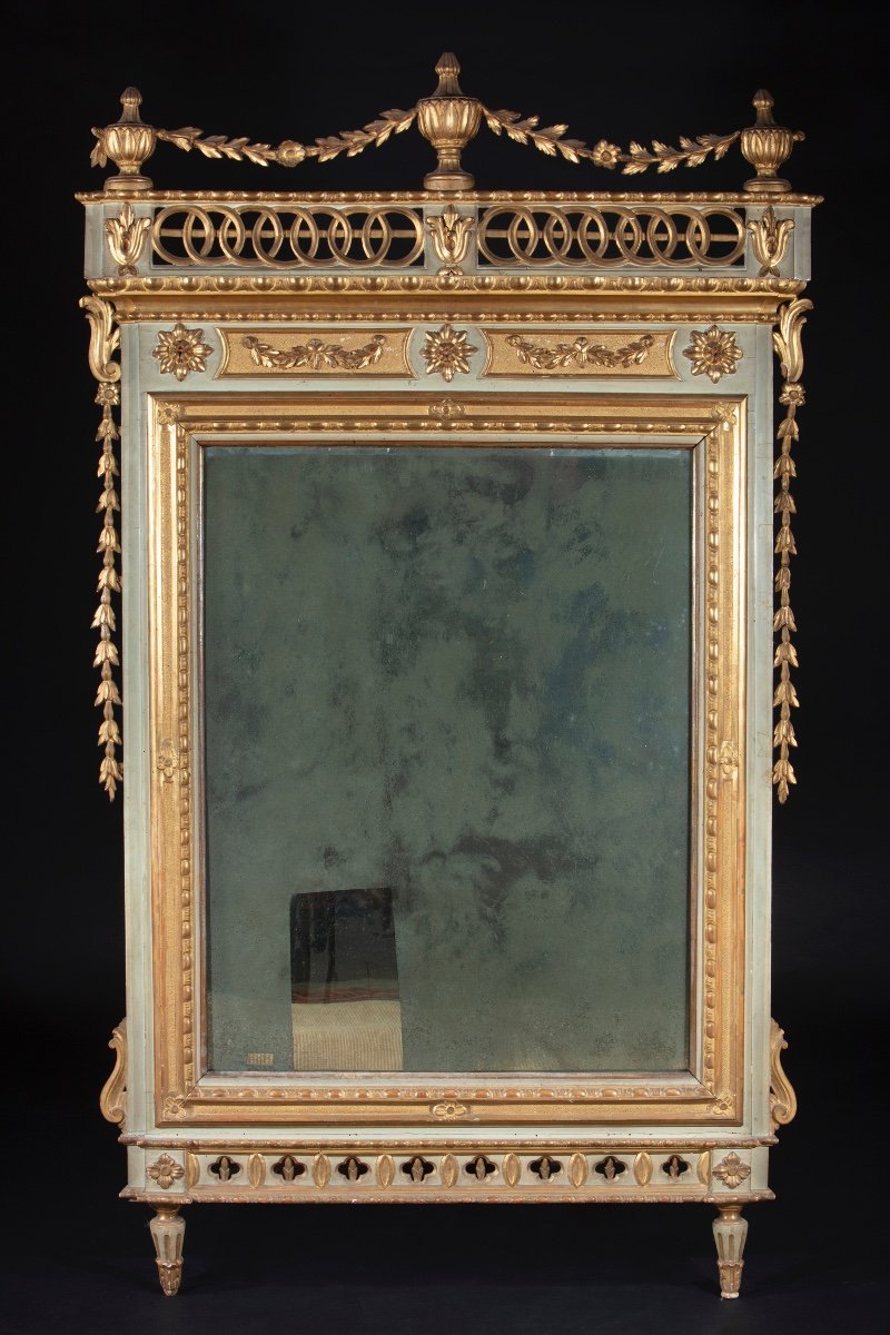 Miroir En Bois Louis XVI
