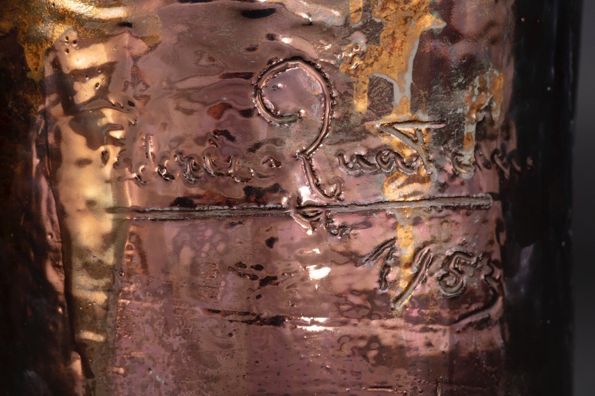 Vase En Céramique Décoré Dans Les Années 50 Par Federico Quatrini-photo-4