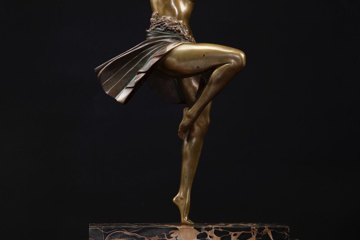 Danseuse Avec Thyrsus - Pierre Le Faguays (1892 - 1962)-photo-2