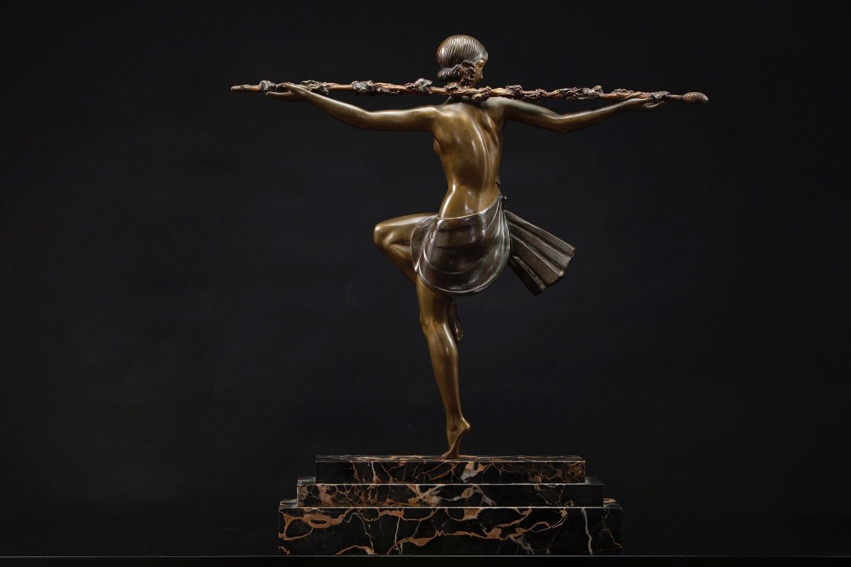 Danseuse Avec Thyrsus - Pierre Le Faguays (1892 - 1962)-photo-5