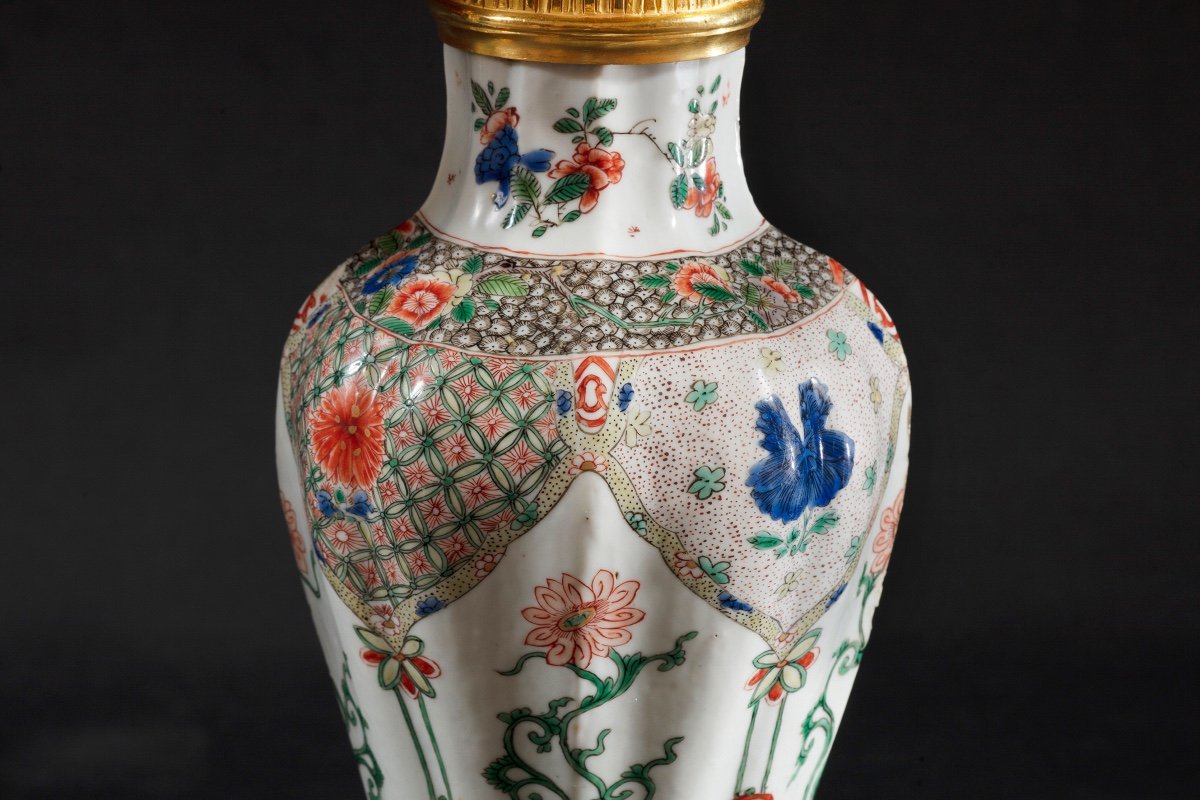 Paire De Vases De Famille Vert Chinois-photo-3