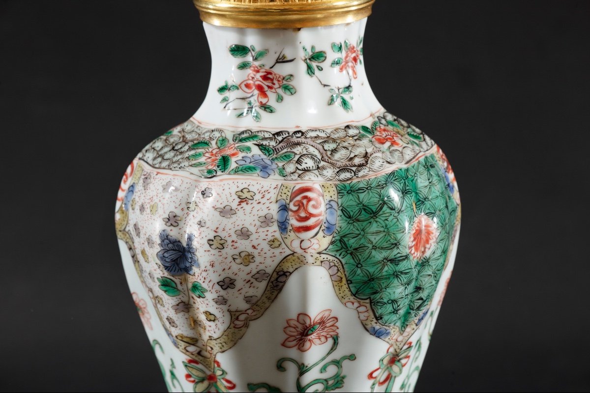 Paire De Vases De Famille Vert Chinois-photo-4