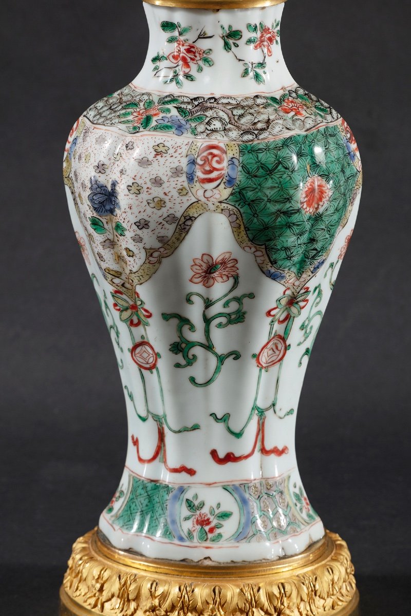 Paire De Vases De Famille Vert Chinois-photo-5
