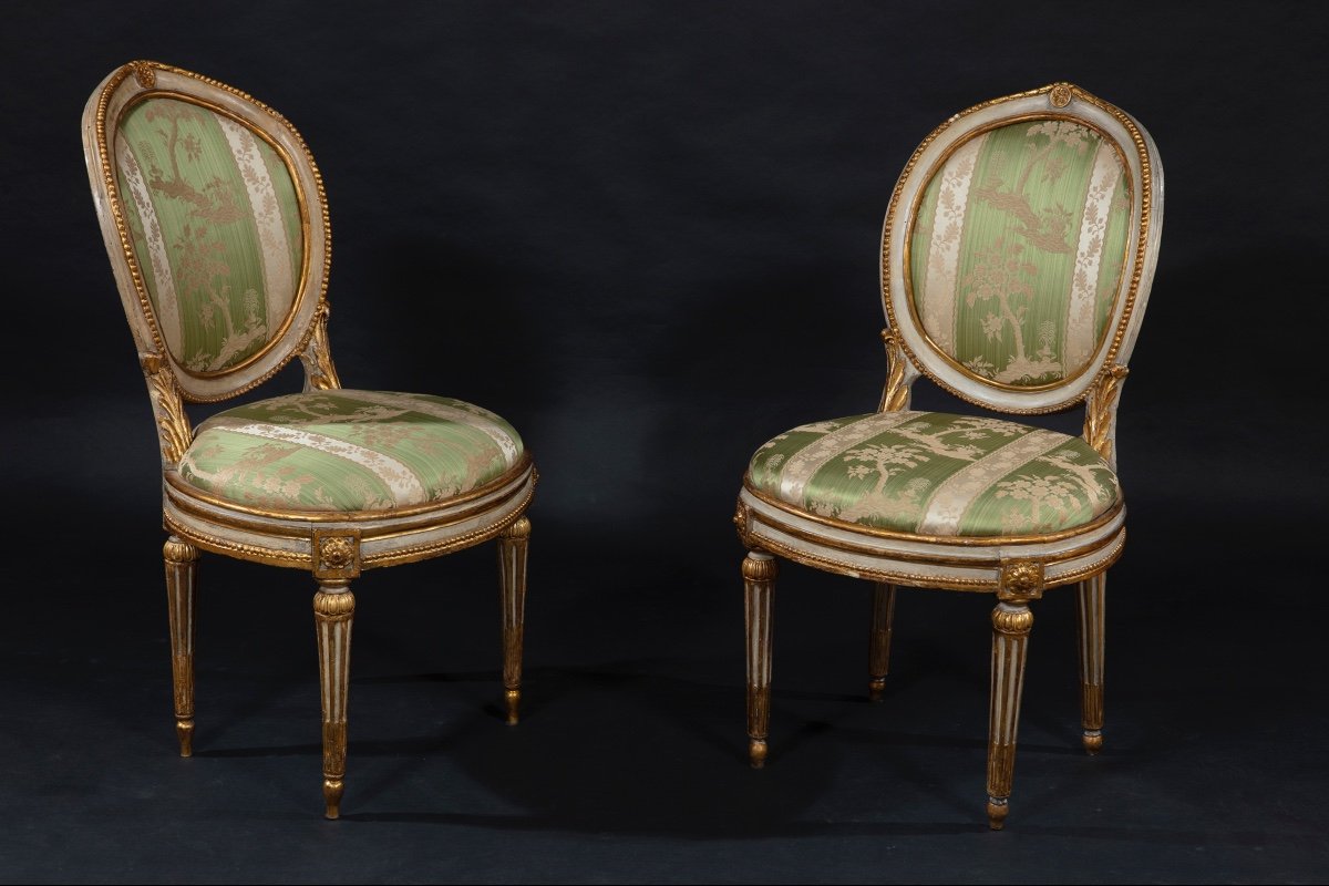 Suite De Salon Lombarde Louis XVI-photo-2